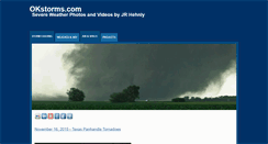 Desktop Screenshot of okstorms.com